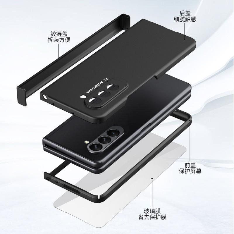 Z Fold 5 4 Phone Case Hinge Full Coverage Screen Protector Shockproof Anti-fall Protective Cover