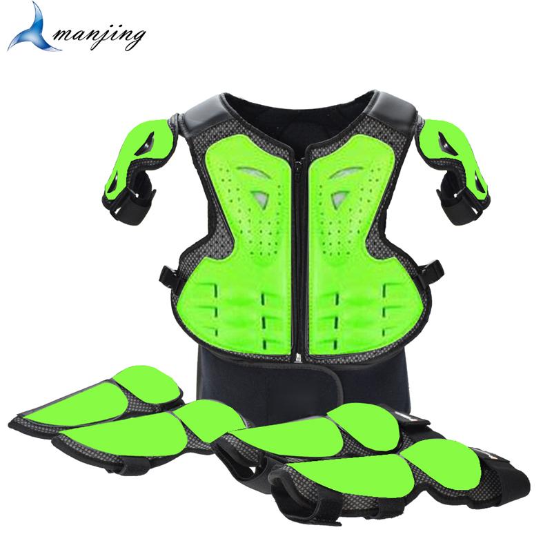 Child Kids Motocross Motorcycle Body Protector Vest Armor ATV Dirt Bike Off Road Suits Guard Racing Riding Waistcoat Sport Wear