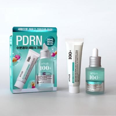 Sérum Capsule Acide Hyaluronique PDRN 100 30ml + Crème Hydratante Acide Hyaluronique PDRN 100 Ensemble