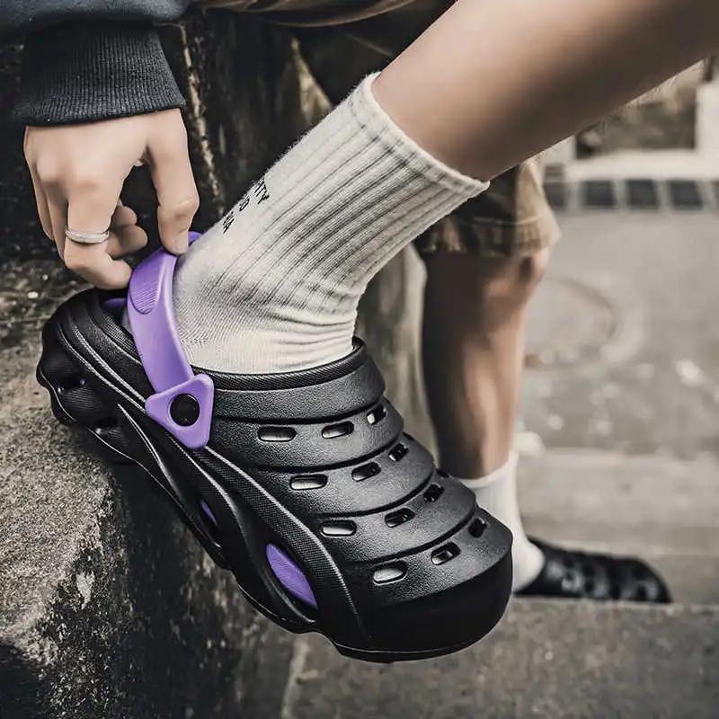 Fashion Super Lightweight Without Back Men's Fashion Sandals Slippers Flip Flops Flip Flops Shoes White Boots For Men Sneakers