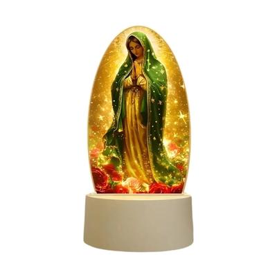 Energieeffizientes LED-Nachtlicht LED Katholische Tischlampen Dekoration Heilige Mutter Geburtstagsgeschenk
