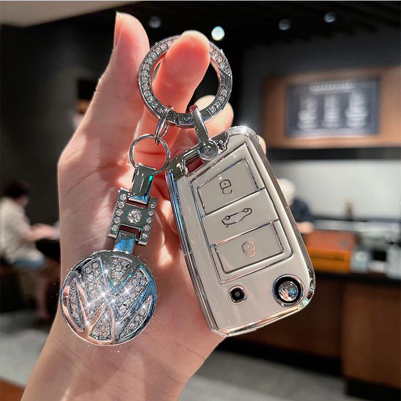Volkswagen Key Case for Lavida, Sagitar, Tayron X, Golf, Lamando, Passat, Magotan, Tiguan L