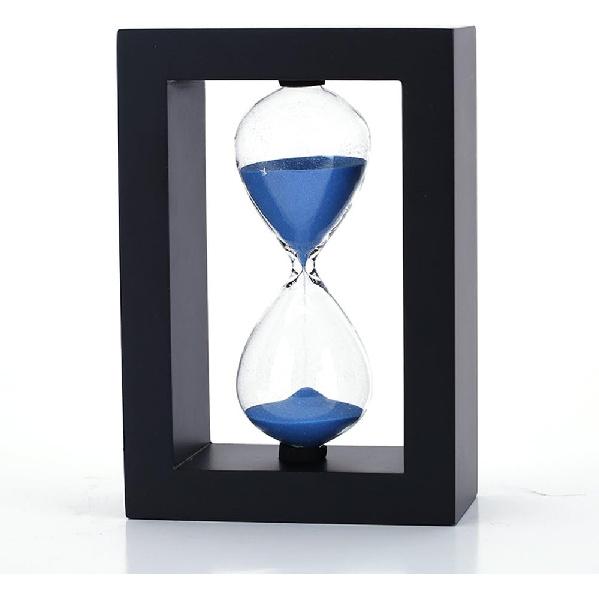 Wood Frame Hourglass Sand Timer 20 Minutes