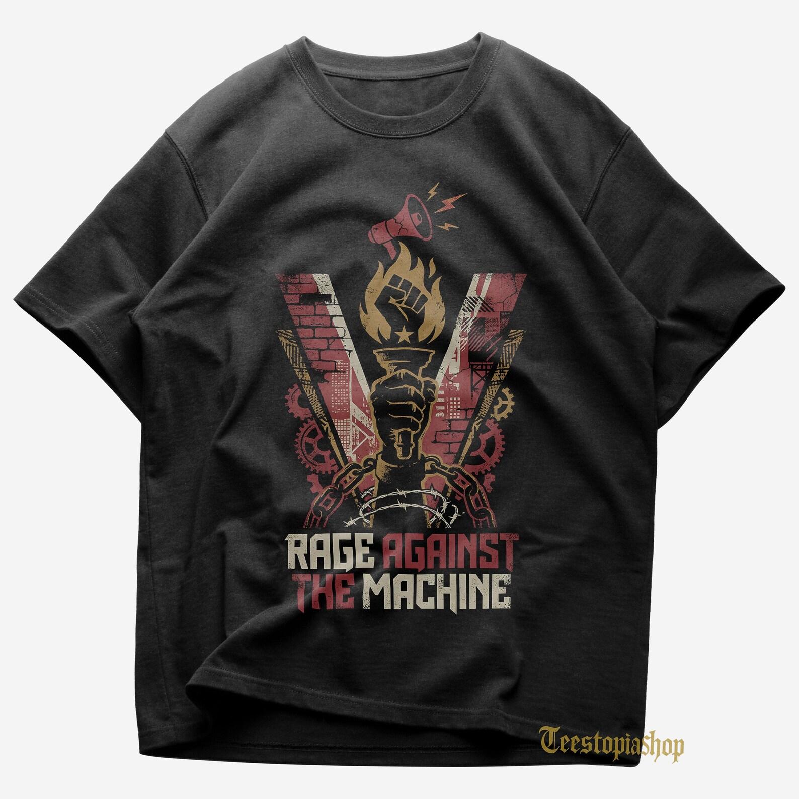 Rage Against The Machine T shirt - Metal Shirt - Testify - Know Your Enemy - Rage Against The Machine Merch - Rock Clothing XL