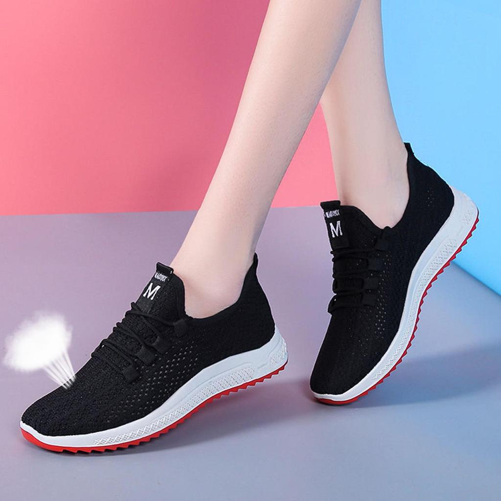 Women's Korean Style Casual Breathable Cloth Low-Top Sneakers for Work, Dance, and Streetwear