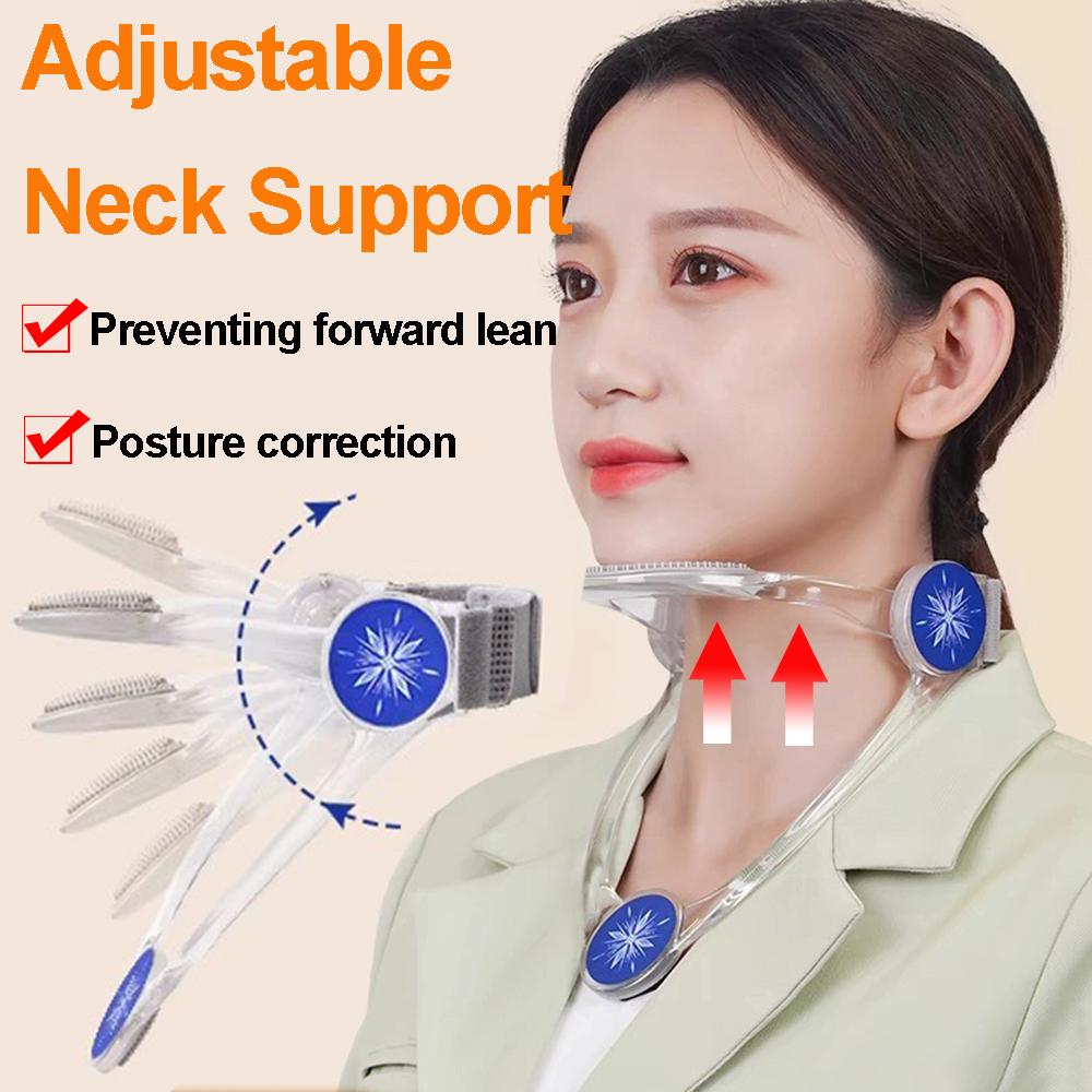 Durable And Safe Neck Stretcher Cervical Traction Prevent Neck Forward Tilt Relieve Chronic Neck And Shoulder Pain Correct Posture Adjustable