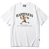 Seupeullaesikodeu White Short Sleeve T-Shirt - Direction Of Happiness (Lightward)