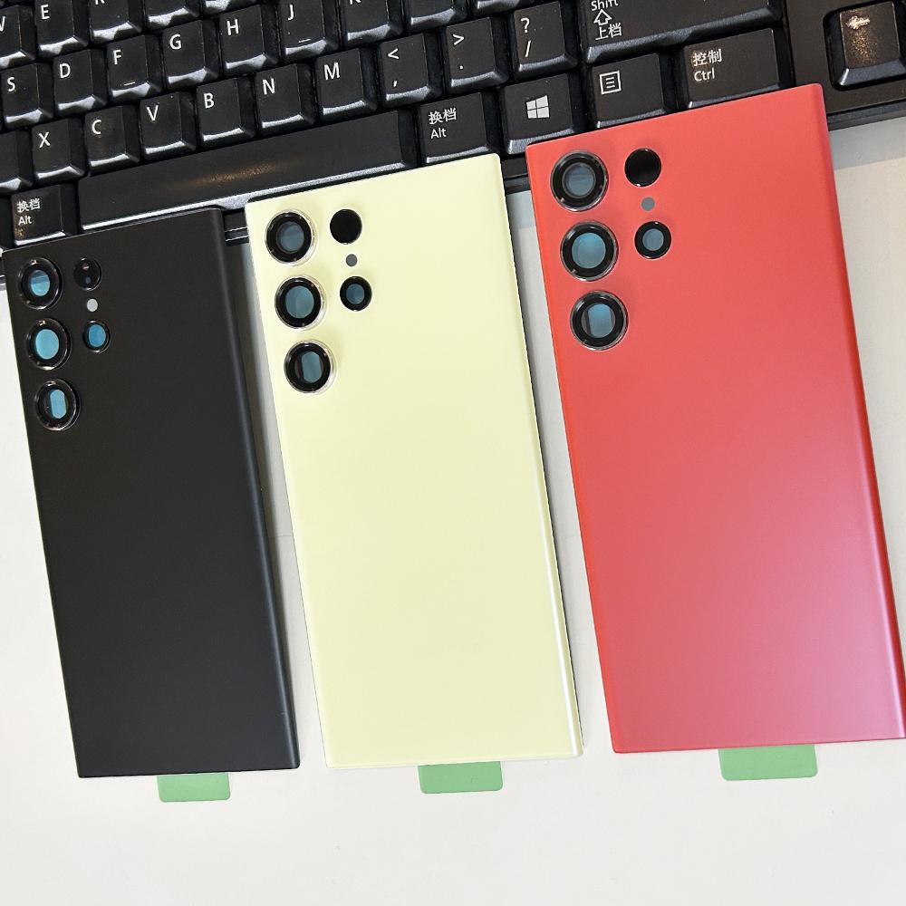 Back Glass Replacement Case Cover Housing For Samsung Galaxy S23 Ultra 5G SM-S918B SM-S918B/DS Back Rear Glass Case + Tools