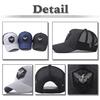 Baseball CZA418 [White Fang] Hat, Cap, Cap, Mesh, Embroidered, Breathable, Outdoor, Stylish, Men's, Women's, (Navy)