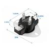 WE04X25195 High-Limit Thermostat For GE Dryers 4467031 AP6004261 PS11729232 EAP11729232 Electric High-Temperature Thermostat