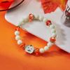 Halloween Luminous Beaded Bracelet For Women Girl Pumpkin Ghost Bracelets Jewelry Party Gifts