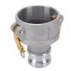 Aluminum Type DA Hose Fitting Cam and Groove Coupling Reducer 3 Inch Female and 2 Inch Male Thread