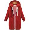 Women's Longline Hooded Sweatshirt Long Sleeve Tunic Top Casual Pullover for Fall Winter Comfortable Loungewear