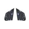 For Kia Optima K5 Sedan 2016- Car Rear Louver Window Side Shutter Cover Trim Sticker Vent Scoop ABS Carbon Fiber Accessories