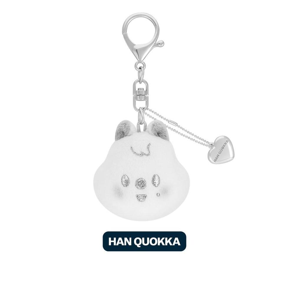 (SKZOO FACE KEYRING SILVER Ver.) Stray Kids [celebrATE] MD