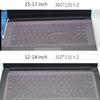 Weiche Silikon Staubdichte Laptop-Abdeckung Tastatur-Skin Tastaturfolie Tastaturabdeckung Schutz