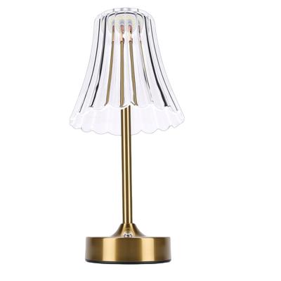 Vintage LED Table Lamp Eye Care USB Rechargeable Touch Control Dimmable Cordless Bedside Lamp for Bedroom Home