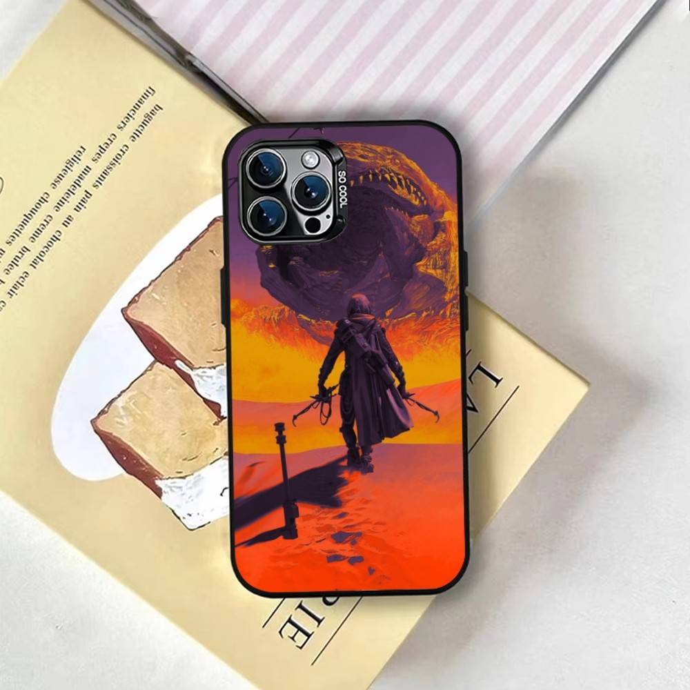 Scifi Movie D-Dune Phone Case For iPhone 17,16,15,14,13,12,11 Plus,Pro Max,XS,Colorful Silver Black Cover iPhone14Plus