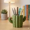 1Pc Creative Multifunctional Able Cute Cactus Pen Holder For Students And Offices