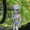 1Pcs Resin For Alien Statue Ornaments For Martians Garden Figurine Set For Home Indoor Outdoor Decoration