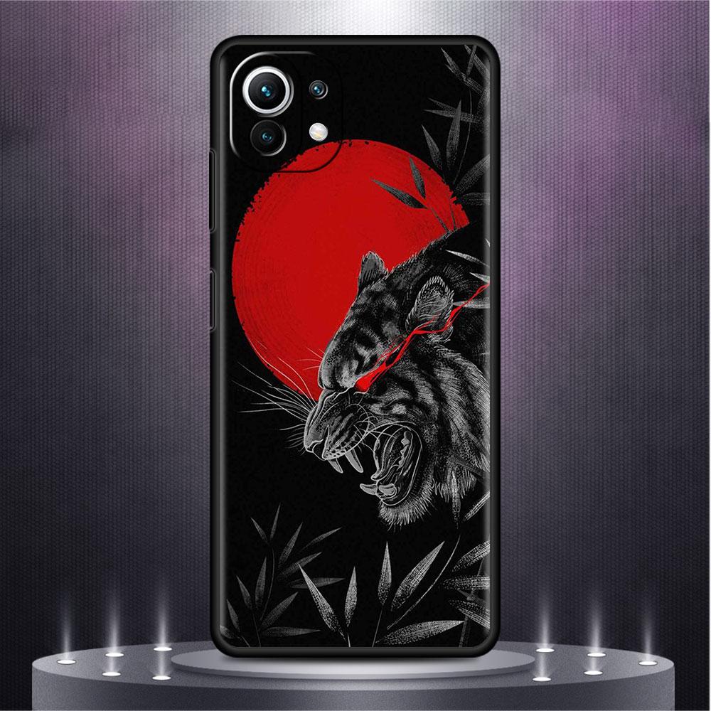 Lion Wolf Case For Xiaomi Mi Poco X3 NFC M4 M3 Pro F3 GT F1 11 Lite Note 10 11T 10T 9T Back Soft Phone Cover