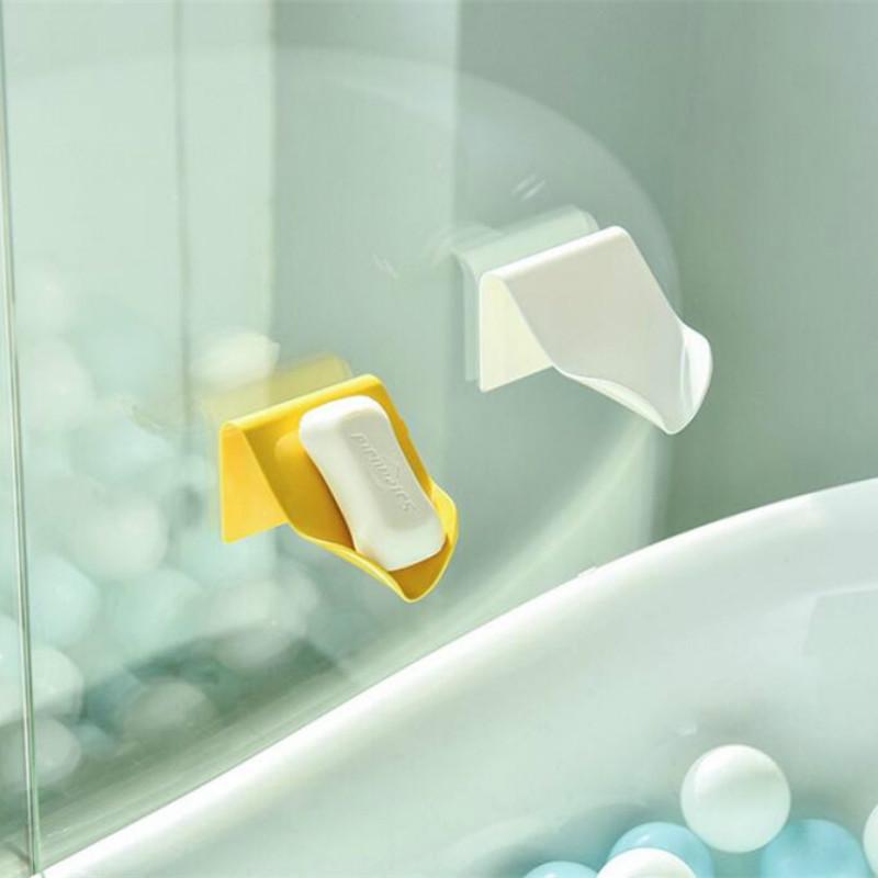 Creative Soap Dish Stand Holder Wall Soap Box Case  Bathroom Container Shower Storage Rack