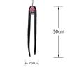 With Long Hair Halloween Hanging Ghost Skull Plastic Terror Skull Props   Scene Props