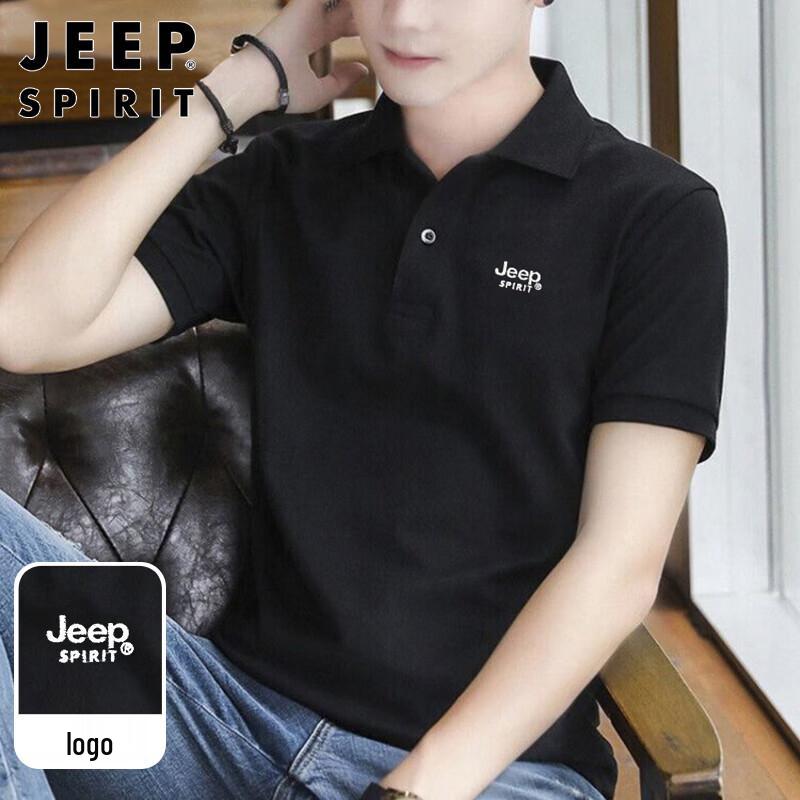JEEP SPIRIT Men s Short Sleeve Polo T-Shirt XL