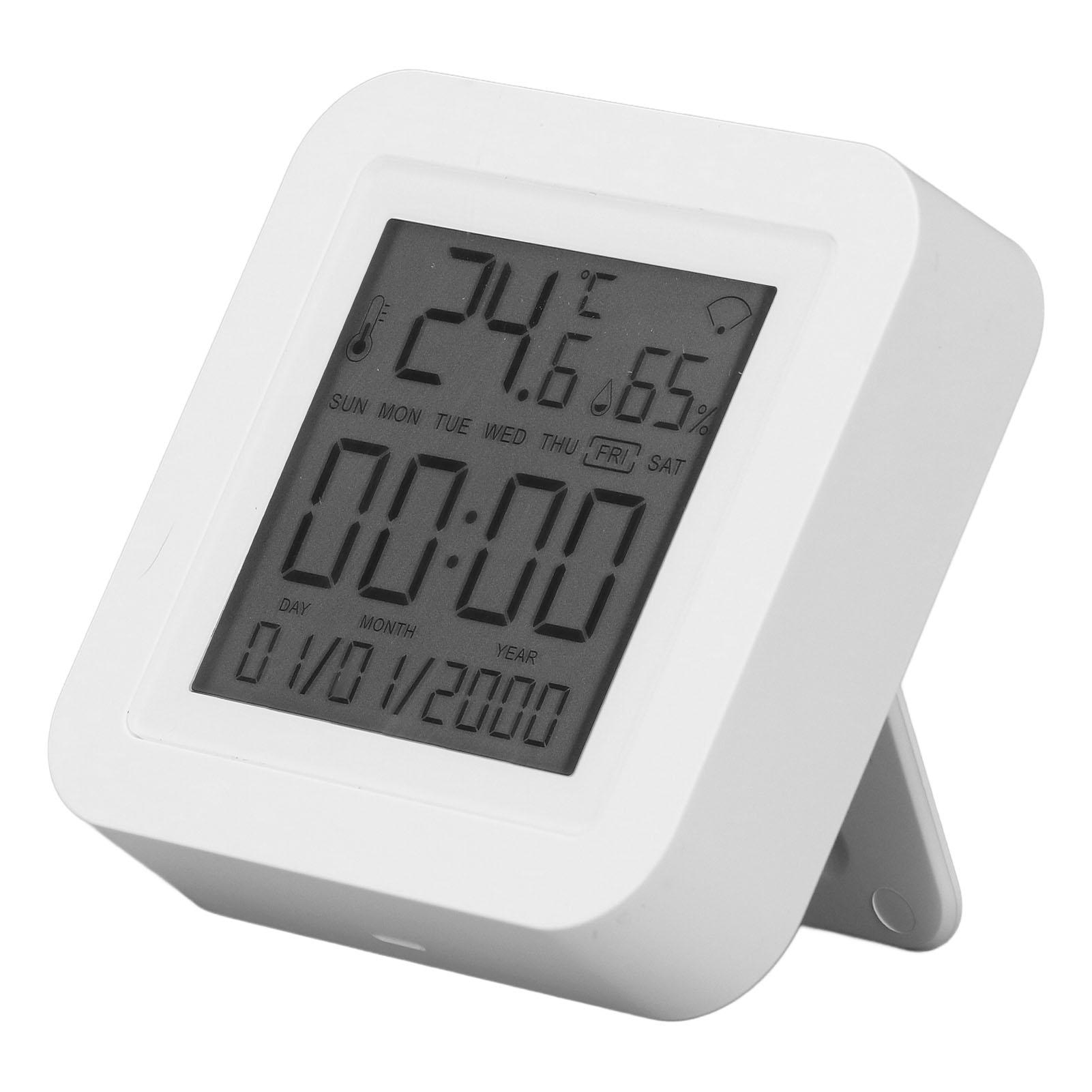 

Умный датчик температуры и влажности с питанием от USB от 0 градусов Цельсия до 60 градусов Цельсия от 0% относительной влажности до 99% относительной влажности Цифровой гигрометр