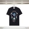 Unisex Cotton T-Shirt With Digital Print Letter Loose Fit Casual Wear
