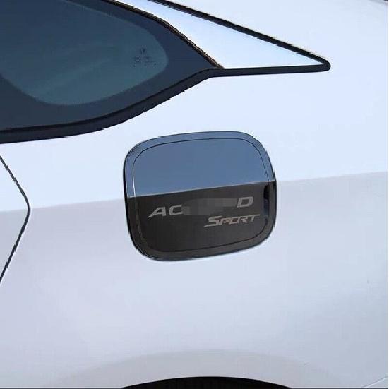 For Honda Accord 2018-2022 Glossy Black Exterior Side Fuel Oil Tank Cap Cover