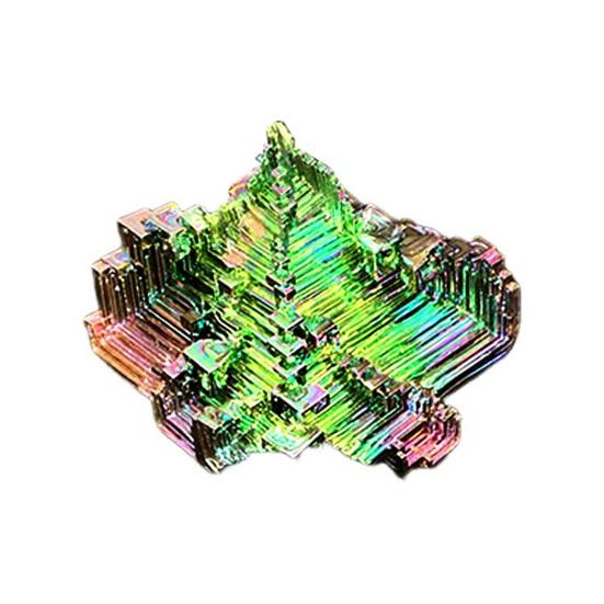 Decorarea turnului cristalin de bismut Vindecare Piatra naturala Echilibrare energetica Chakra Terapie Meditatie Ornament piramidal de bismut din metal