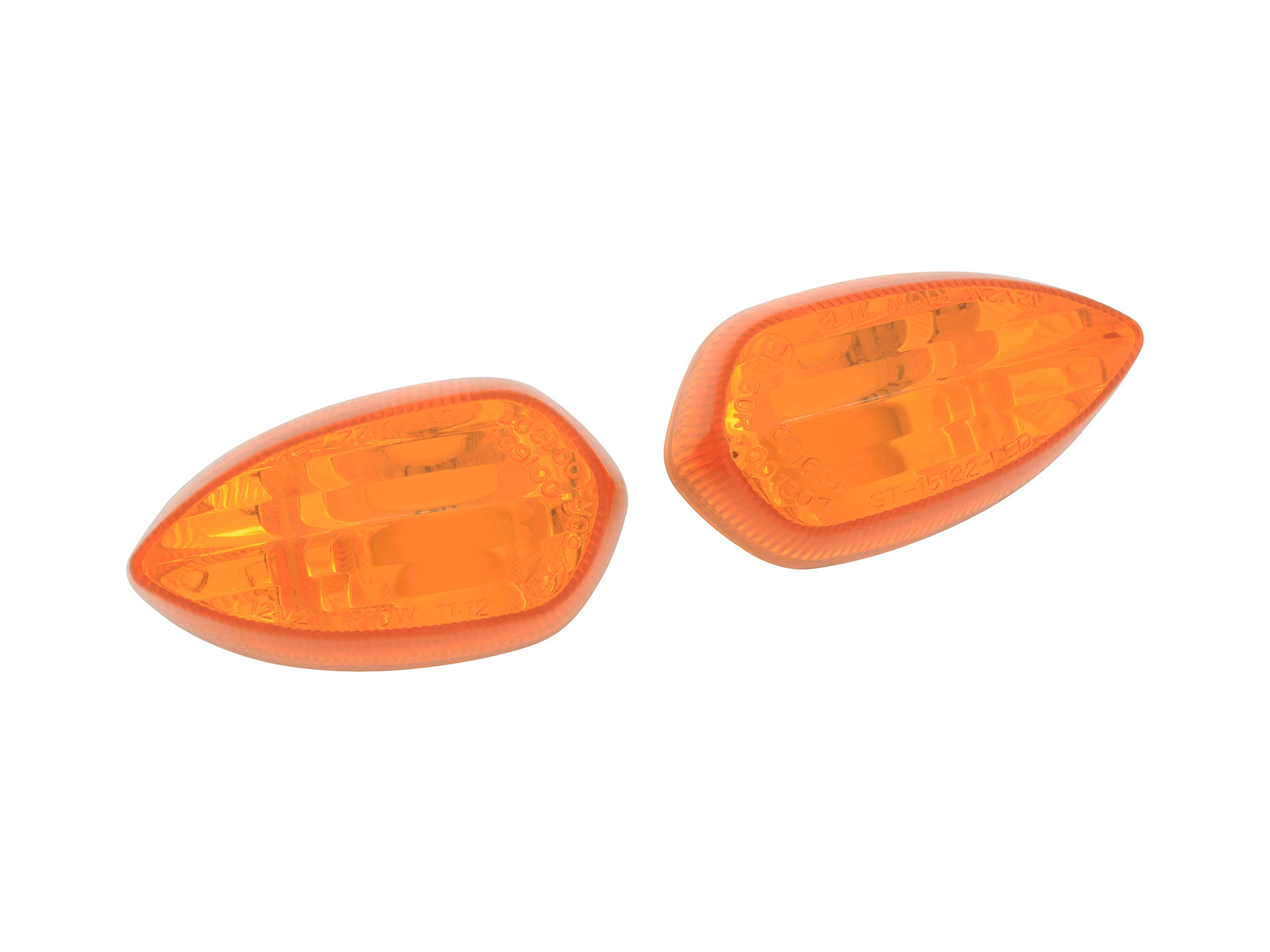 

POSH 065077 Motorcycle Supplies Turn Signal Lens Yamaha Genuine Turn Signal Replacement Type YZF-R25 Orange Lens