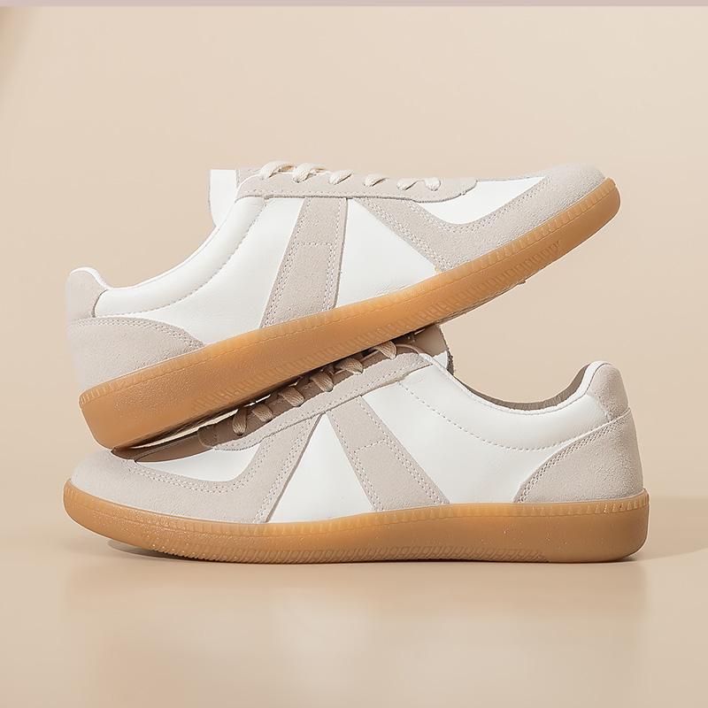 Bequeme Atmungsaktive Rutschfeste Lässige Sneakers mit Dicker Sohle im Deutschen Stil für Paare