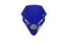 Motorhead Trial Front LED Head Light Cowl Bike Trial Motocross Off-Road Biking Cowl General Purpose Outside Product (Blue)