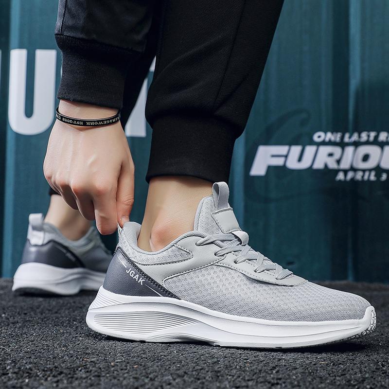 Men'S Sports Shoes  Running Shoes Breathable Mesh Lightweight Anti Slip Comfortable Outdoor Walking Shoes 39-48