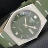 5 AUTOMATIC JAPAN MENS 6309A VINTAGE GREEN COLOR DIAL WATCH A701241-5 R206a-a701241