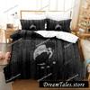 Heimtextilien Cartoons Death Note Bezug Bettbezug Kissenbezug Junge Mädchen Polyester Bettwäscheset King Queen Twin Größe Luxuriöses Geschenk