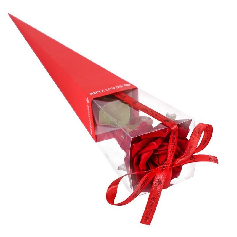 10 PC Rose single packaging box Flower packaging box bouquet bag Valentine's Day single flower packaging bag