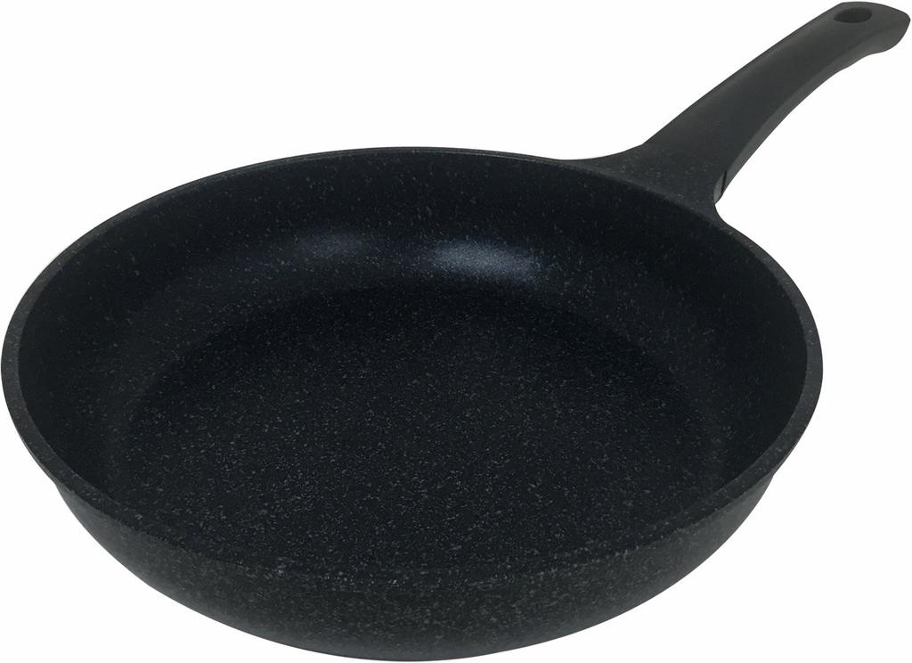 Tafuco Frying Induction Diamond Marble Pan, 26cm, Compatible, Coating, Black, F-7122