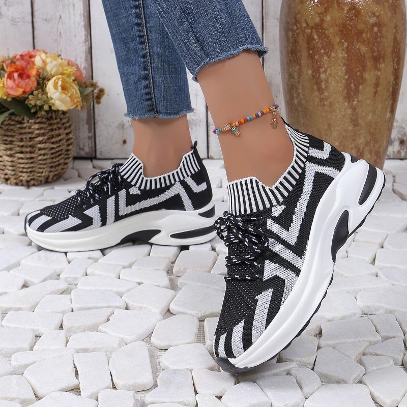 Fashion Fashionable Women's Sneakers Mesh Casual Shoes Lace-up Men's and Women's Lightweight Vulcanized Shoes Walking Sneakers Couples