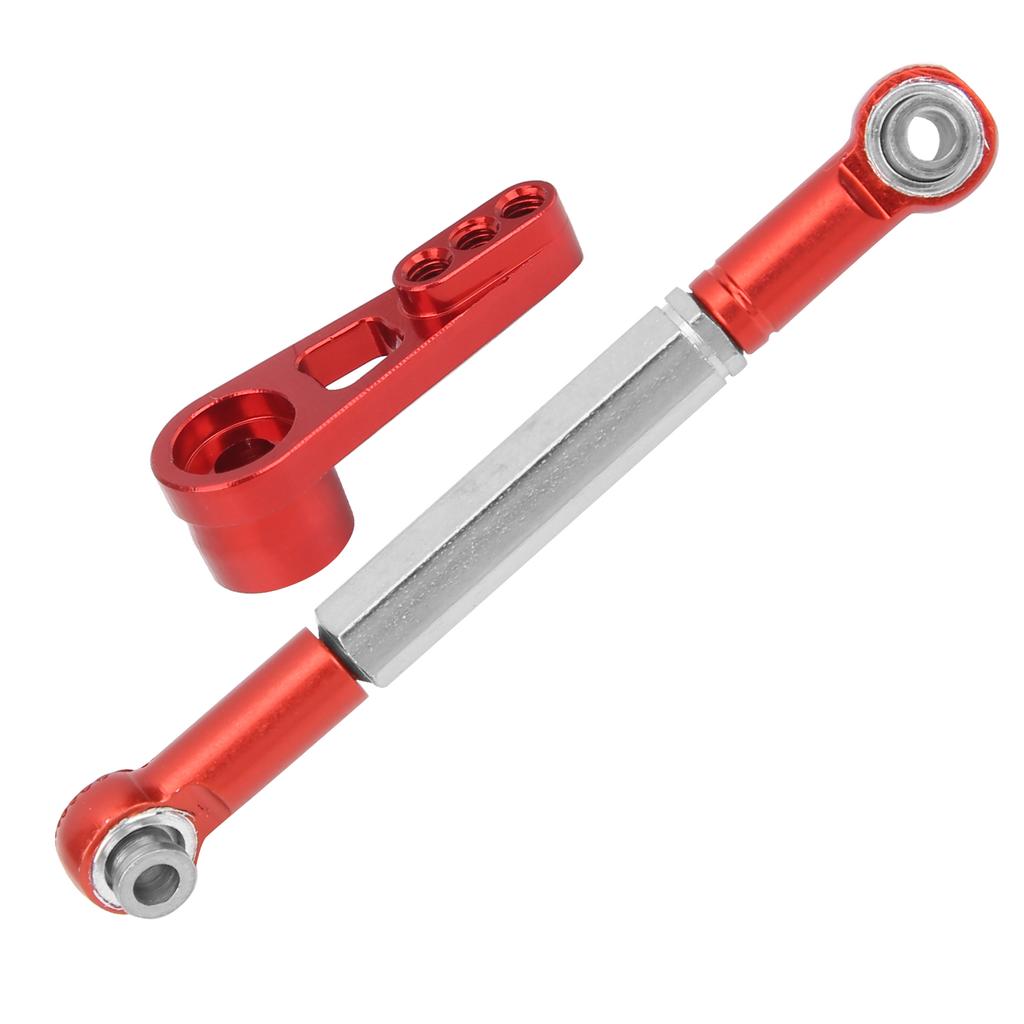 Steering Rod Link Arm Aluminum Alloy Steering Link Rod for MN86K 1Celsius12 RC Car
