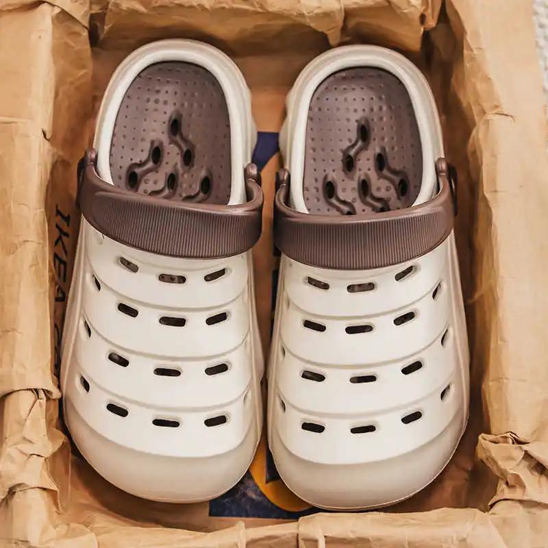 Fashion Anti Slip Light Comfortable Sandal Slippers Travel Flip Flops Black Shoes Mens Sneakers Sport Everything Bity Original