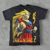 Dragon Ball Vegeta Anime Unisexs Short Sleeve Tshirt Summer Y2k Streetwear Cotton Women Graphic Tee Workout Gym Loose Casual Tops