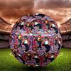 Michael Jackson Print Size 5 Soccer Ball, Standard Match Football for Sports Game and Team Practice, Ideal Gift for Soccer Fans