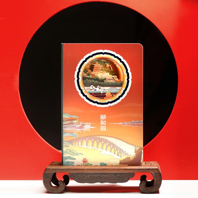 Customizable A5 Size 3D Three-Dimensional Notebook for Corporate Gifts Birthday Gifts or Tourist Souvenirs Store Sales