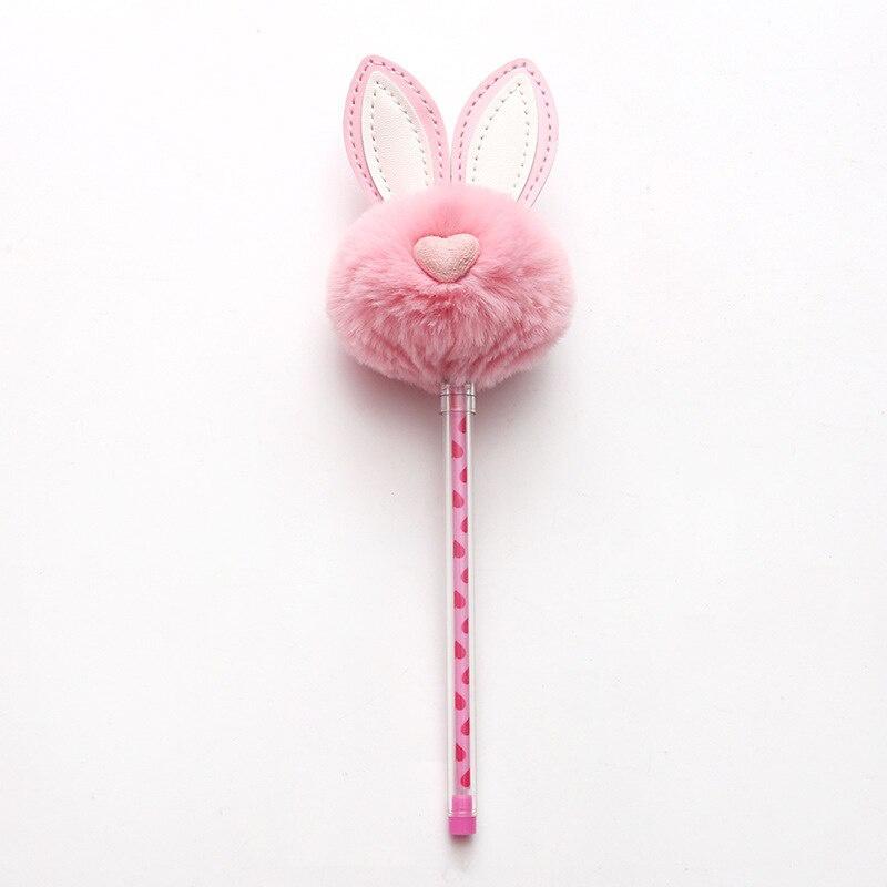 

1 шт. Канцтовари Cute rabit Pen Рекламна гелева ручка Шкільна мода Офіс Kawaii Supply Шкільні Kawaii Канцтовари dark pink