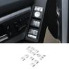 Car Seat Adjust Memory Unlock Button Cover Sticker for Mercedes Benz A B C E Class W204 W212 GLA X156 CLA C117 GLE 6 ML GL GLS