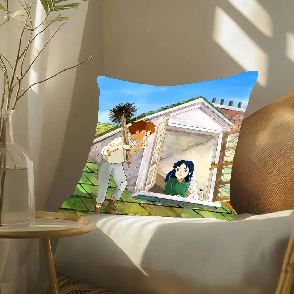 Anime R-Romeo No Aoi Sora Pillow Case Fashion Square Pillowcase Bedroom Sofa Room Ins Decoration Leisure