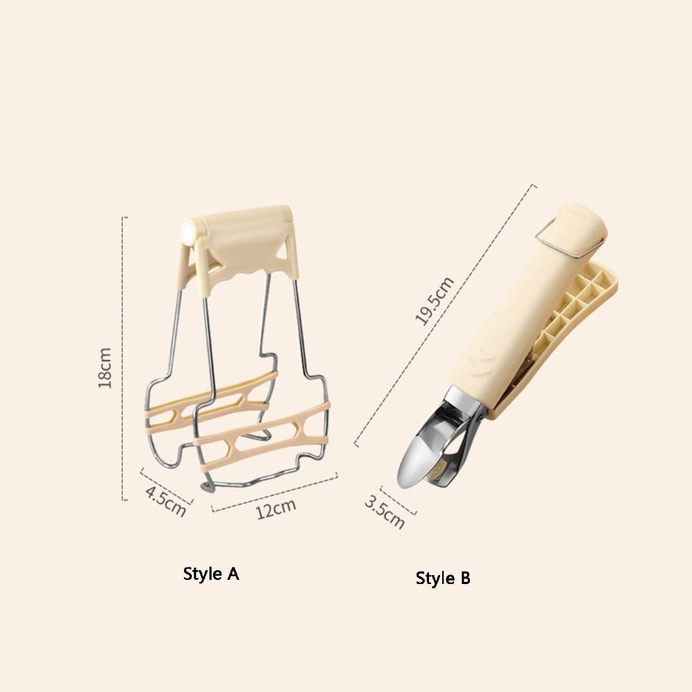 Bowl Gripper Dish Lifter Non-Slip Pan Gripper Kitchen Supplies Anti-scalding Clip  Oven Tray
